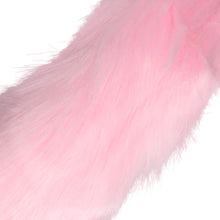 Carregar imagem no visualizador da galeria, Plug anal cauda de raposa rosa com luzes LED - Light-up fox tail - Ouch!