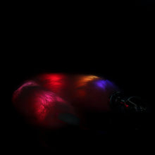 Carregar imagem no visualizador da galeria, Plug anal cauda de raposa rosa com luzes LED - Light-up fox tail - Ouch!