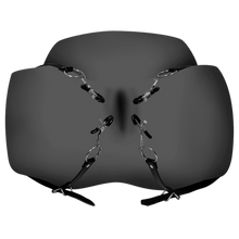 Carregar imagem no visualizador da galeria, Pinças para lábios vaginais com cintas para pernas - Labia spreader - Ouch!