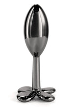 Carregar imagem no visualizador da galeria, Plug anal em alumínio cónico - Preto - Rear assets