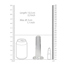 Carregar imagem no visualizador da galeria, Dildo transparente - 12 cm - Crystal clear dildo 5” - Real Rock
