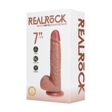 Carregar imagem no visualizador da galeria, Vibrador realístico recarregável - 14.2 cm - Moreno - Realistic vibrating dildo with suction cup 7” - Real Rock