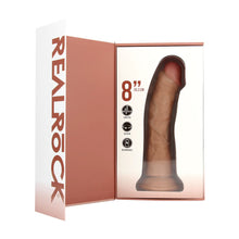 Carregar imagem no visualizador da galeria, Vibrador realístico com movimento de rotação - 20 cm - Moreno - Realistic vibrating & rotating dildo with suction cup 8” - Real Rock