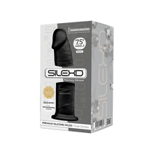 Carregar imagem no visualizador da galeria, Dildo realístico termo-reativo - 19cm - Preto - SILEXD