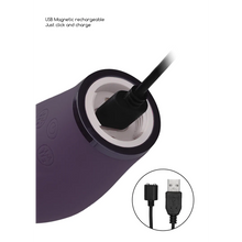 Carregar imagem no visualizador da galeria, Vibrador 3 em 1 intercambiável - Roxo - Switch #04 - Shots