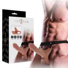 Carregar imagem no visualizador da galeria, Strap-on oco - 16 cm - Silicone Hollow Strap-on - Intense