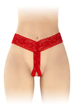 Carregar imagem no visualizador da galeria, Tanga em renda - Vermelho - Anita - Fashion Secret