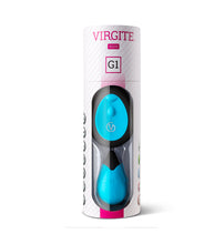 Carregar imagem no visualizador da galeria, Ovo vibratório recarregável com comando - G1 - Azul - Virgite