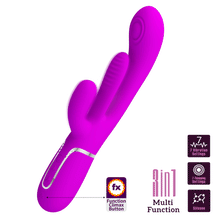 Carregar imagem no visualizador da galeria, Vibrador 3 em 1 - Vibrador vaginal com estimulador de clitóris, Ponto G e pulsação - Twinkled tenderness - Pretty Love
