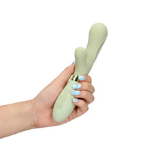 Carregar imagem no visualizador da galeria, Vibrador Vaginal e Ponto G com estimulador de clitóris - Misty Green - Loveline