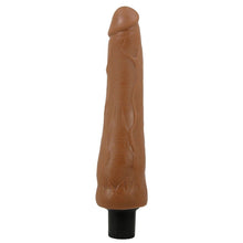 Carregar imagem no visualizador da galeria, Vibrador realístico - Alfredo - Castanho - 25cm -  Sliding Skin