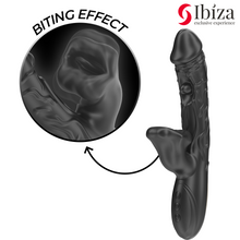 Carregar imagem no visualizador da galeria, Vibrador vaginal com movimento de pulsaçao no ponto G e estimulador de clitóris com efeito mordida - Oscillating and bitting vibrator
