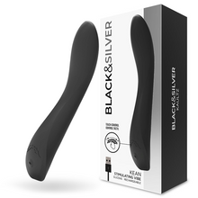 Carregar imagem no visualizador da galeria, Vibrador vaginal e ponto G - Kean - Black&Silver