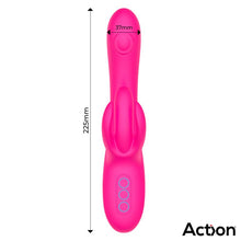 Carregar imagem no visualizador da galeria, Vibrador vaginal com estimulador de clitóris, movimento de dedo e dupla pulsação - Antony - Action