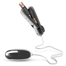 Carregar imagem no visualizador da galeria, Ovo com vibração e comando - Silver power bullet - Preto - Blush