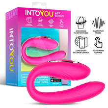 Carregar imagem no visualizador da galeria, Vibrador duplo - para casal - com movimento de rotação 360º e APP - Recarregável - Couty - IntoYou
