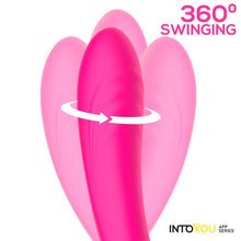 Carregar imagem no visualizador da galeria, Vibrador duplo - para casal - com movimento de rotação 360º e APP - Recarregável - Couty - IntoYou