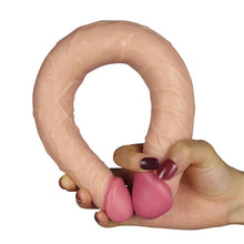 Carregar imagem no visualizador da galeria, Dildo duplo - Lady killer tapered double penetration - Bege - 36.5 cm - Lovetoy