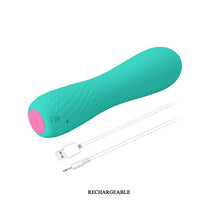 Carregar imagem no visualizador da galeria, Vibrador vaginal - Azul turquesa - 11,9 cm - Elfin - Pretty Love