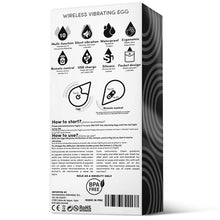 Carregar imagem no visualizador da galeria, Ovo vibratório vaginal com comando - Preto - Drops - IntoYou