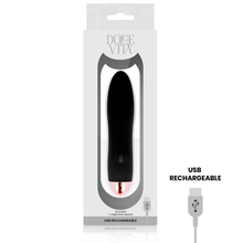 Carregar imagem no visualizador da galeria, Vibrador vaginal preto - Dolce Vita