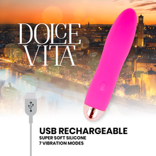Carregar imagem no visualizador da galeria, Vibrador vaginal rosa - Dolce Vita