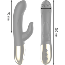 Carregar imagem no visualizador da galeria, Vibrador vaginal com estimulador de clitóris com movimento de língua - Licking rabbit vibrator