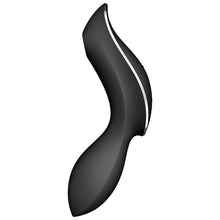 Carregar imagem no visualizador da galeria, Vibrador e estimulador de clitóris por ondas de pressão - Curvy Trinity 2 - Preto - Satisfyer