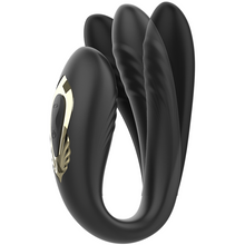 Carregar imagem no visualizador da galeria, Vibrador duplo - para casal - com movimento de rotação 360º e comando - Rotating wearable dual vibrator
