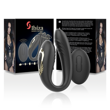 Carregar imagem no visualizador da galeria, Vibrador duplo - para casal - com movimento de rotação 360º e comando - Rotating wearable dual vibrator