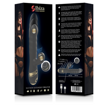 Carregar imagem no visualizador da galeria, Vibrador vaginal com estimulador de clitóris e movimento sobe e desce - Suction extender vibrator
