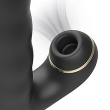 Carregar imagem no visualizador da galeria, Vibrador vaginal com estimulador de clitóris e movimento sobe e desce - Suction extender vibrator