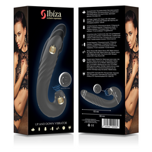 Carregar imagem no visualizador da galeria, Vibrador vaginal com estimulador de clitóris por ondas de pressão e movimento sobe e desce - Up and down vibrator