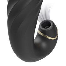 Carregar imagem no visualizador da galeria, Vibrador vaginal com estimulador de clitóris por ondas de pressão e movimento sobe e desce - Up and down vibrator