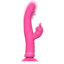 Carregar imagem no visualizador da galeria, Vibrador Realístico com estimulador de clitóris e ventosa - JULIO