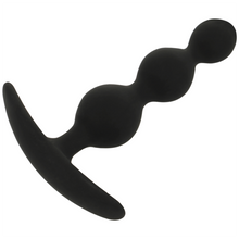 Carregar imagem no visualizador da galeria, Plug anal com 3 bolas - Rupert - Black & Silver