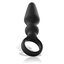 Carregar imagem no visualizador da galeria, Plug anal com vibração - Ozzy - Black&Silver