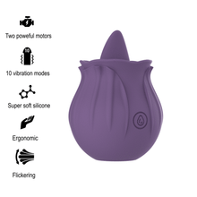 Carregar imagem no visualizador da galeria, Vibrador Língua - Roxo - Intense