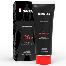 Carregar imagem no visualizador da galeria, Creme estimulante masculino - 40ml - Vegan - Spartan
