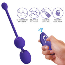 Carregar imagem no visualizador da galeria, Bolas vaginais com vibração e comando - Willie Youth - Pretty Love