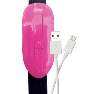 Ovo vibratório recarregável por USB com arnês para a perna - Play Ball - Adrien Lastic