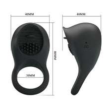 Carregar imagem no visualizador da galeria, Anel para o pénis com língua estimuladora - Recarregável - Ring Shaking II - Pretty Love