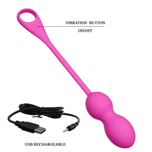 Carregar imagem no visualizador da galeria, Bolas vaginais com vibração para exercícios de Kegel - com APP - Elvira - Pretty Love