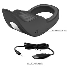 Carregar imagem no visualizador da galeria, Anel vibratório para o pénis - Recarregável - Susanna - Pretty Love