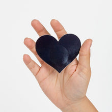 Carregar imagem no visualizador da galeria, Tapa mamilos holográficos em formato de coração - Preto e Rosa - Wow Boobs - Secret Play