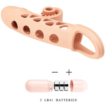 Carregar imagem no visualizador da galeria, Manga para pénis - com vibração - 20 cm - Mind blowing miracles - Romance