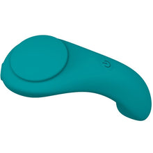 Carregar imagem no visualizador da galeria, Vibrador para cueca - Estimulador de clítoris com vibração e pulsação + comando - Verde - Pleasure Panty
