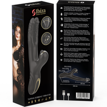 Carregar imagem no visualizador da galeria, Vibrador vaginal com estimulador de clitóris com pulsação e duplo movimento de onda no ponto G - Tapping bobbing vibrator