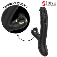 Carregar imagem no visualizador da galeria, Vibrador vaginal com estimulador de clitóris com pulsação e duplo movimento de onda no ponto G - Tapping bobbing vibrator