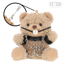 Carregar imagem no visualizador da galeria, Porta-chaves urso com coleira, algemas e mordaça - Fetish subissive